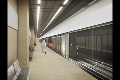 The Riyadh metro stations will be air-conditioned.